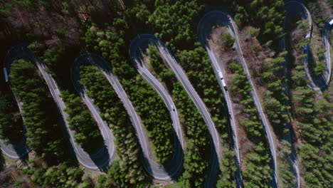 Hairpin-Turn-Road-Of-Bratocea-Pass-In-Ciucas-Mountains-In-Romania