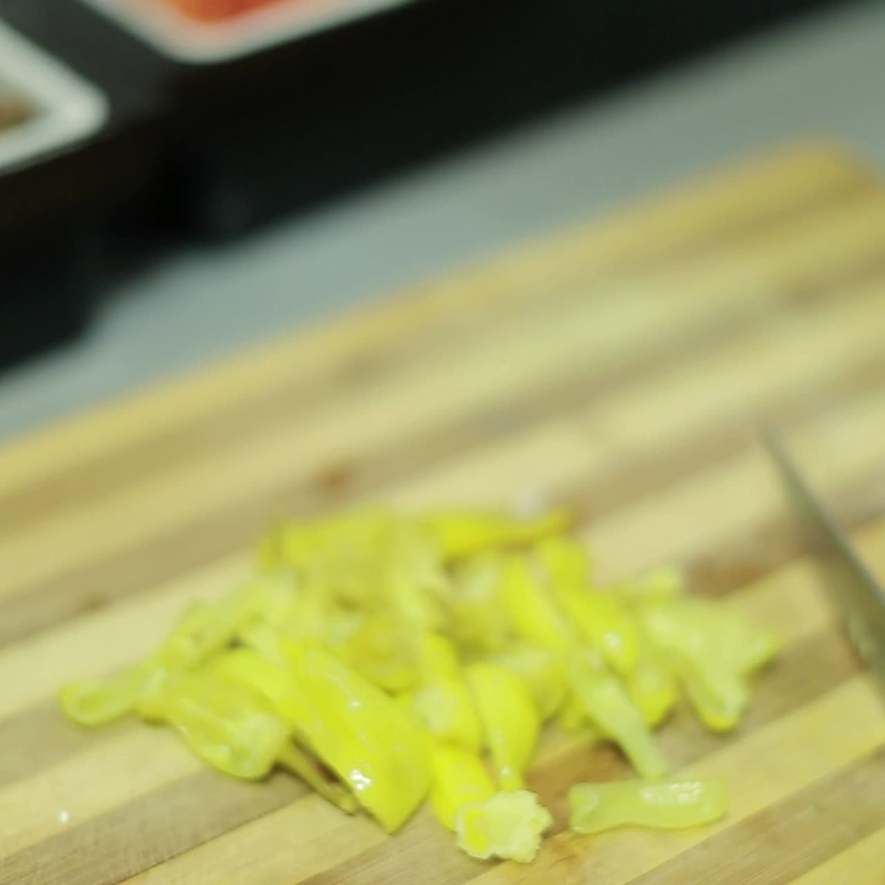 Chef Preparing Salad In Kitchen