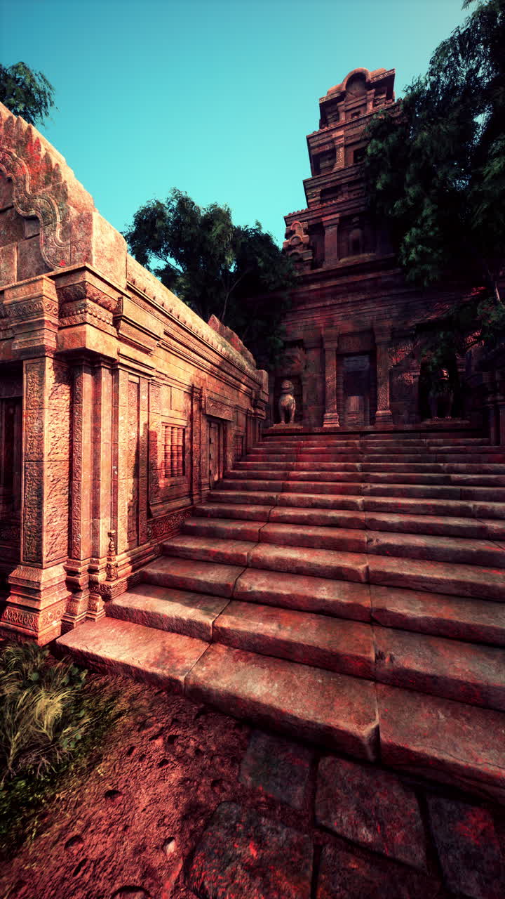 antiguas ruinas de templos en la jungla