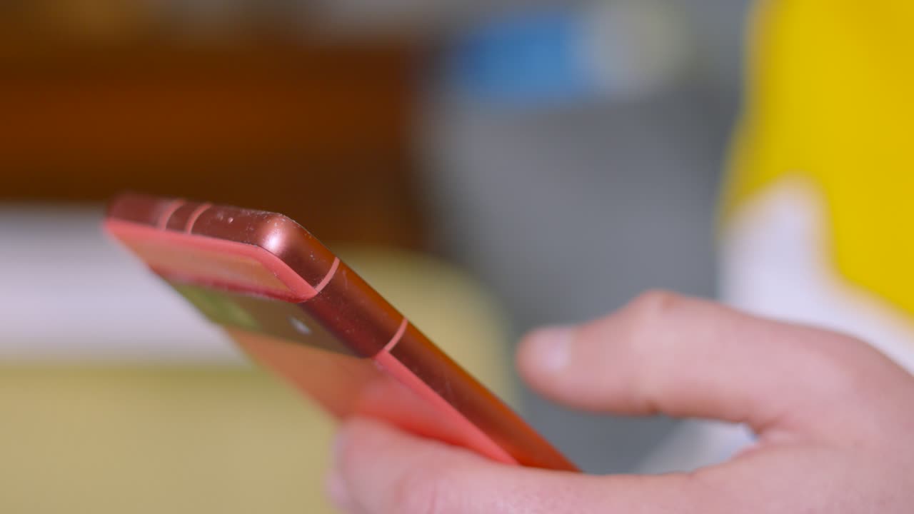 Person Scrolling on Smart Phone Using Various Social Media Video Apps. Illustration of Consuming Online Content for Good or Bad in Modern World. Technology Footage.