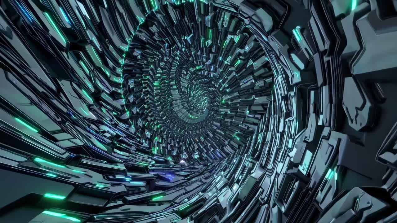 Abstracto Túnel futurista