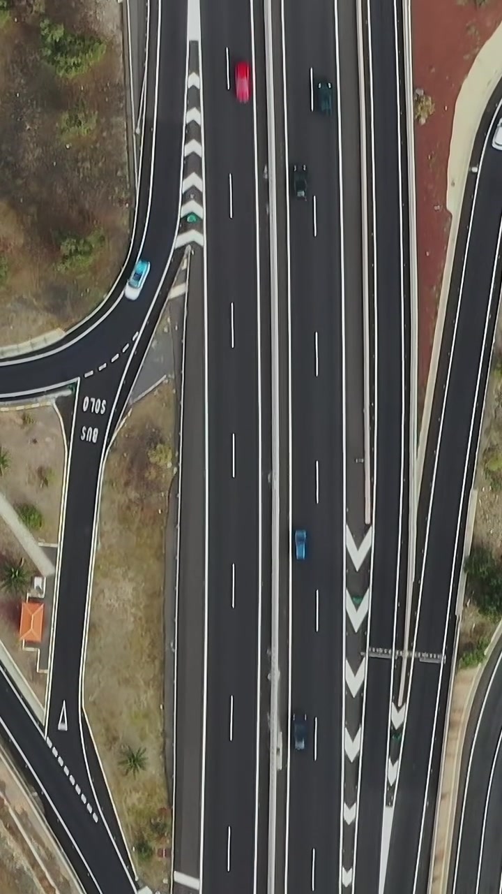 Roads connect travelers on Tenerife in Spain during daytime