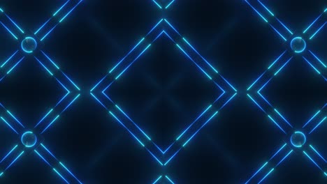 patrón geométrico de neón abstracto