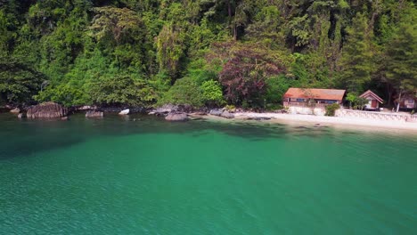 Rucksacktouristenhütten-In-Der-Lagune