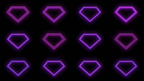 Diamonds-pattern-with-pulsing-neon-purple-light-4