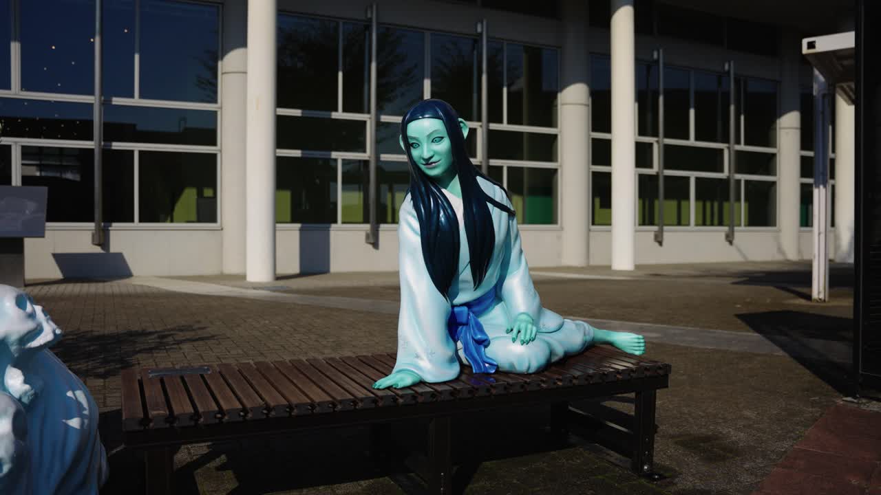 tsujikawayama fukusaki donde los monstruos yokai japoneses llenan la ciudad, yuki-onna