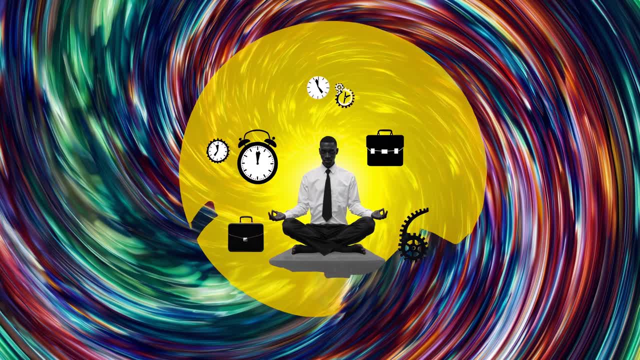 시간 나선형에서 비즈니스 명상