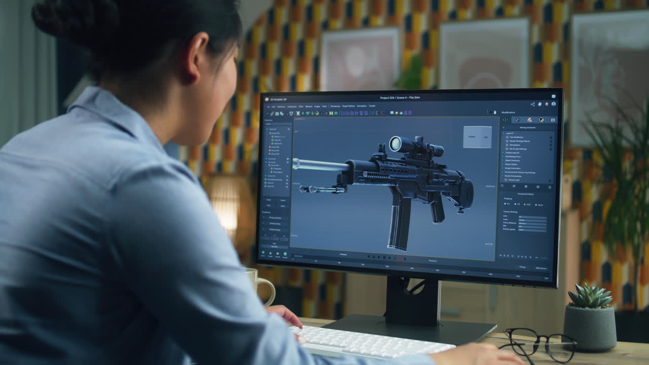 Young Designer Creates Aircraft 3D Prototype on PC