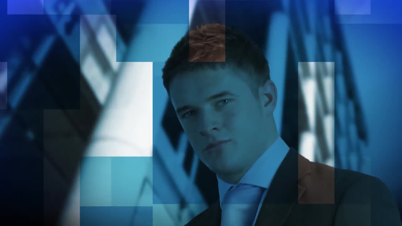 un joven empresario relajado.