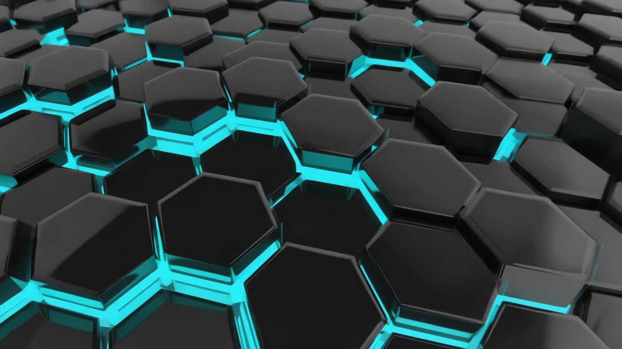 fondo hexagonal abstracto