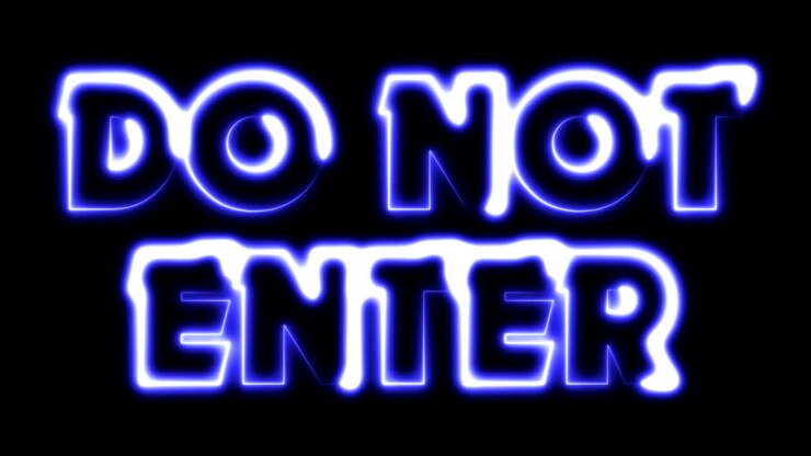 Non inserire testo del titolo - Effetto animazione neon - Schermo nero - Illustrazione - Pronto per il loop in risoluzione 4K
