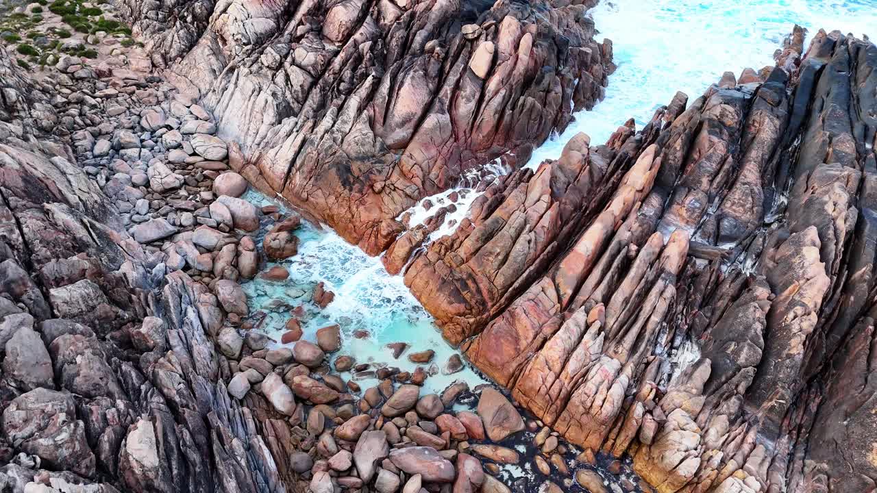 mañana pasada en el spa natural de injidup en el río margaret en australia occidental