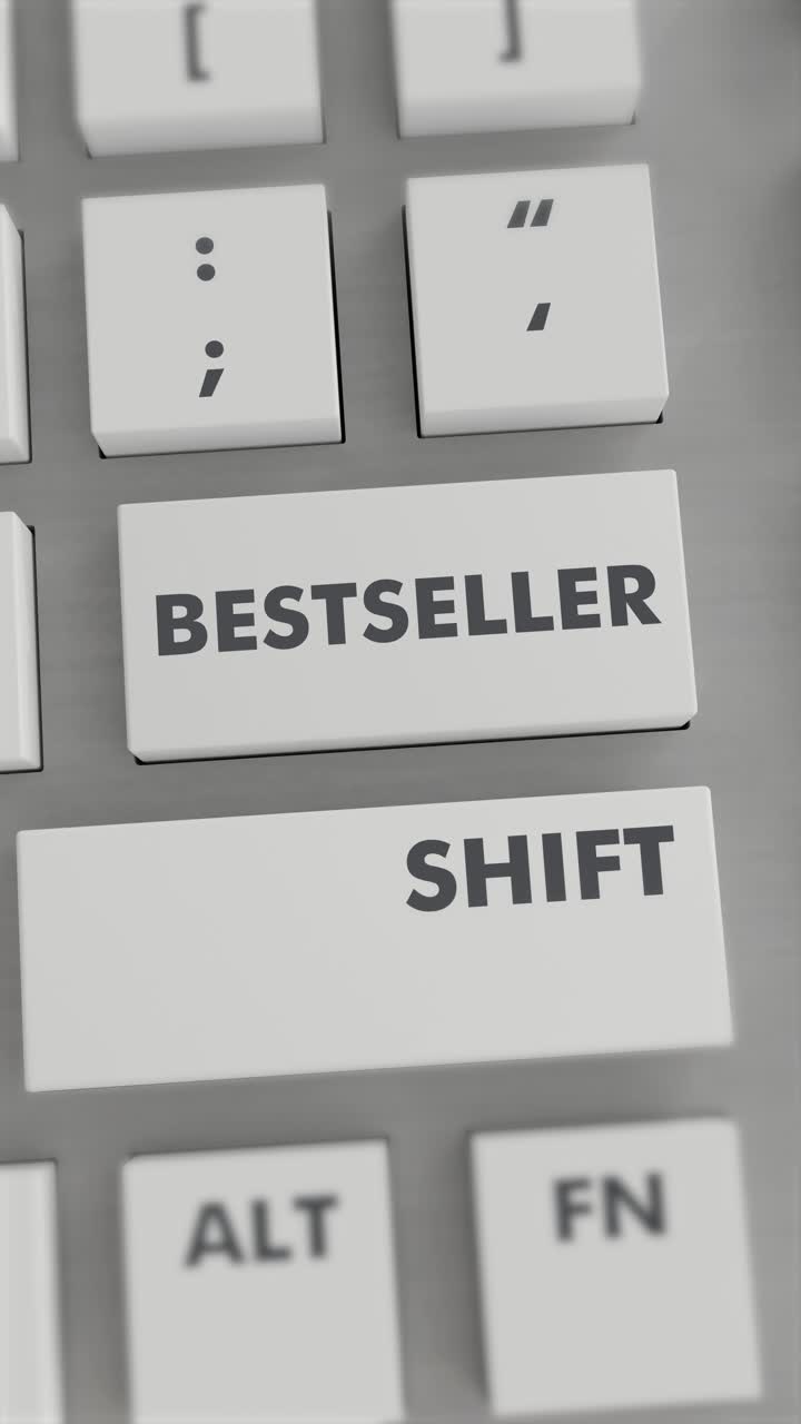 BESTSELLER BUTTON PRESSING ON KEYBOARD Vertical Video