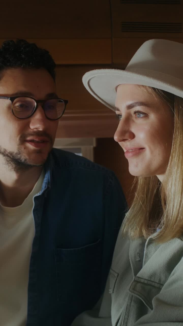 Couple Engaged in Conversation