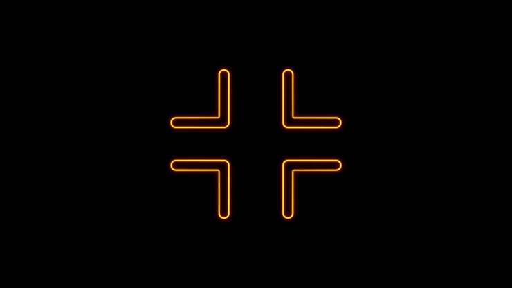 Abstract simple motion graphic with geometric shapes. Perfect for your logo, and text.