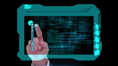 Hand scanning technology and interface
