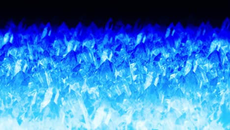 close up view of iceberg. abstract winter ice background. ice pieces. cold snow. light blue. 3d animation of crushed ice. loop animation.