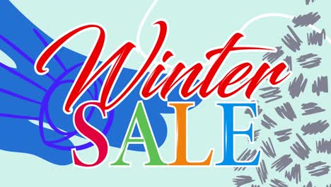 Animation-of-winter-sale-on-light-blue-background