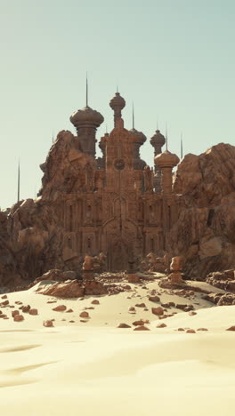 ancient desert castle