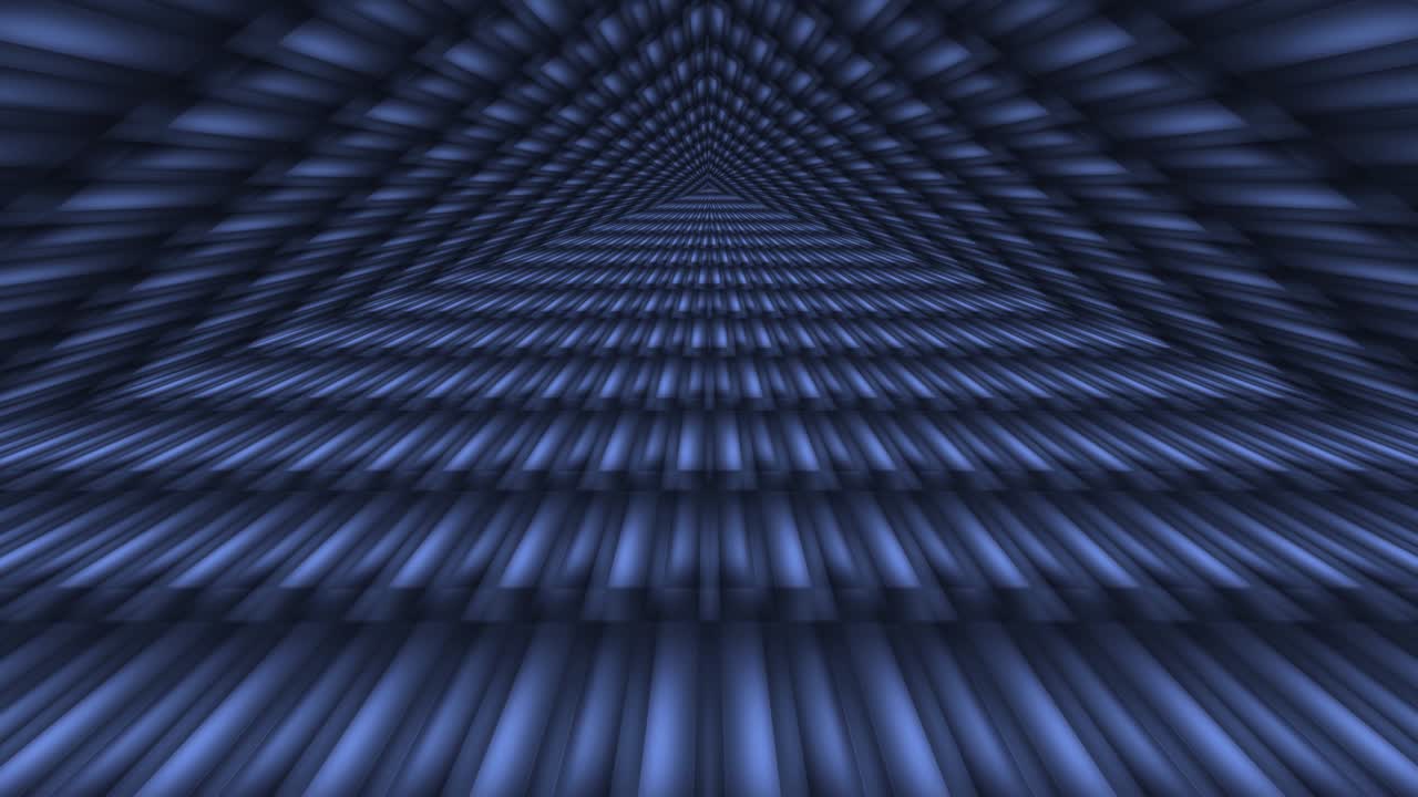 blue tunnel with seamless smooth motion
