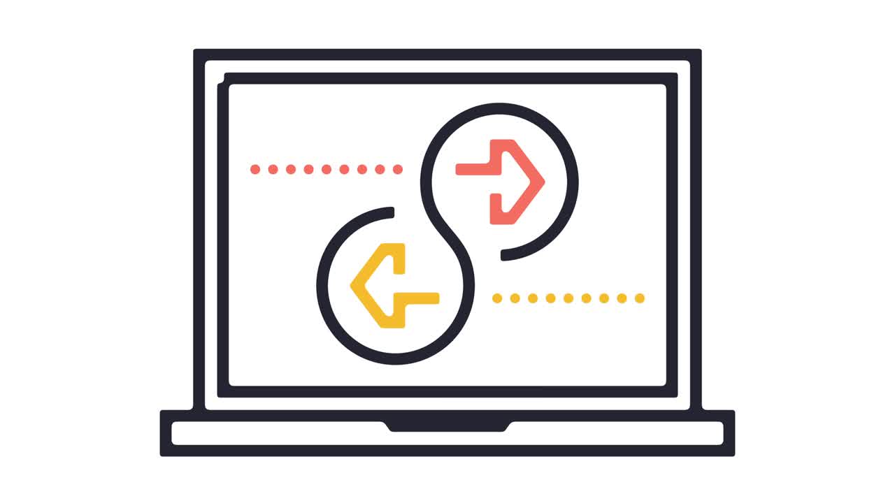 Sync Line Icon Animation
