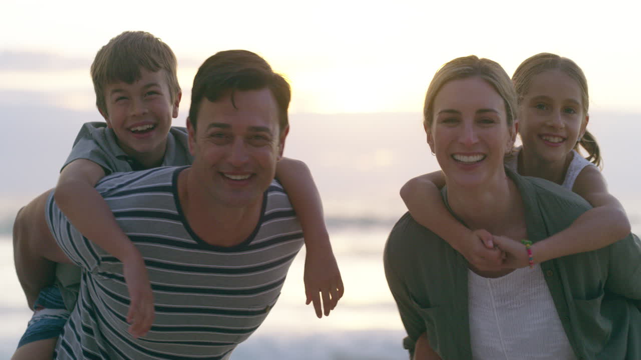 우리 가족은 해변을 좋아해요.