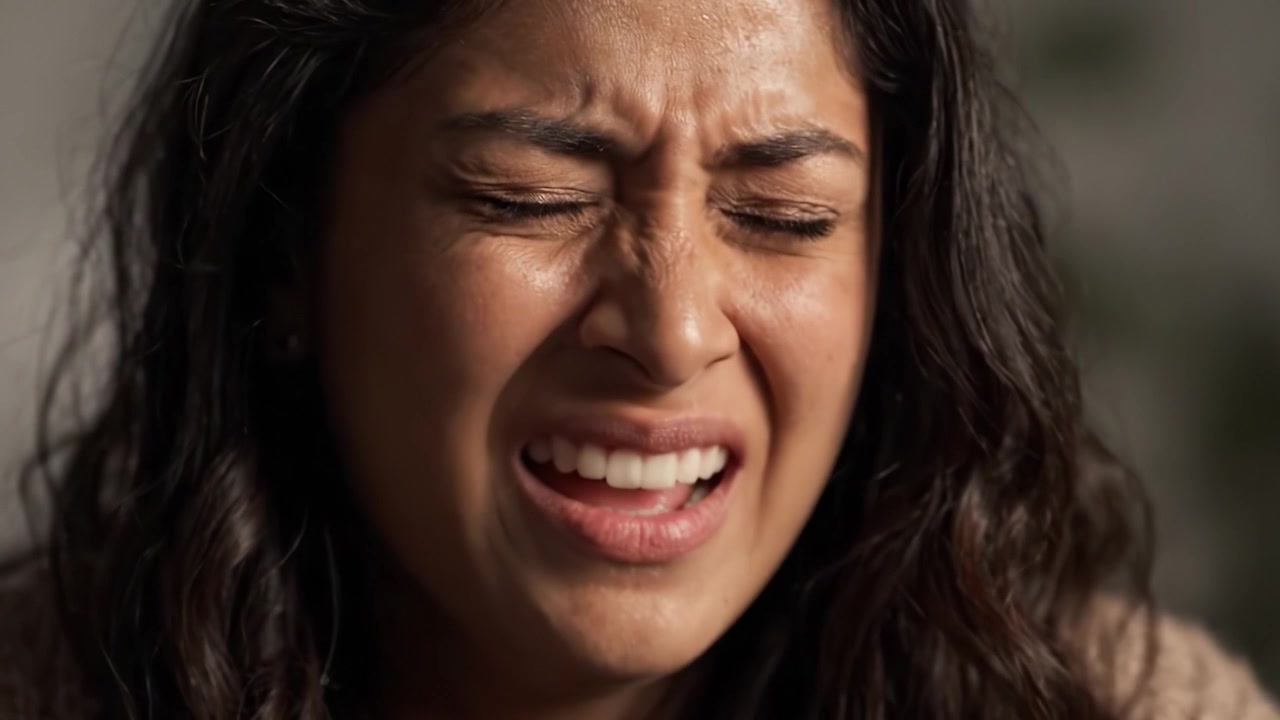 Duygusal Yolculuk: Çalkantı ve acı içindeki bir kadının mücadelesine derinlemesine bir bakış, insan duygularının karmaşıklığını büyüleyici bir video deneyiminde yansıtıyor.