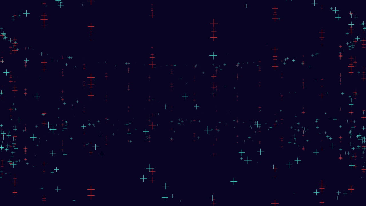 비행 화려한 네온 색종이와 십자가 패턴