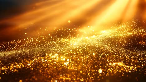 the image is a bright and colorful scene with a lot of sparkles. the sparkles are scattered throughout the image, creating a sense of movement and energy. scene is one of excitement and joy
