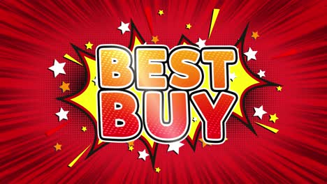 best buy promotion comic book style graphic design
