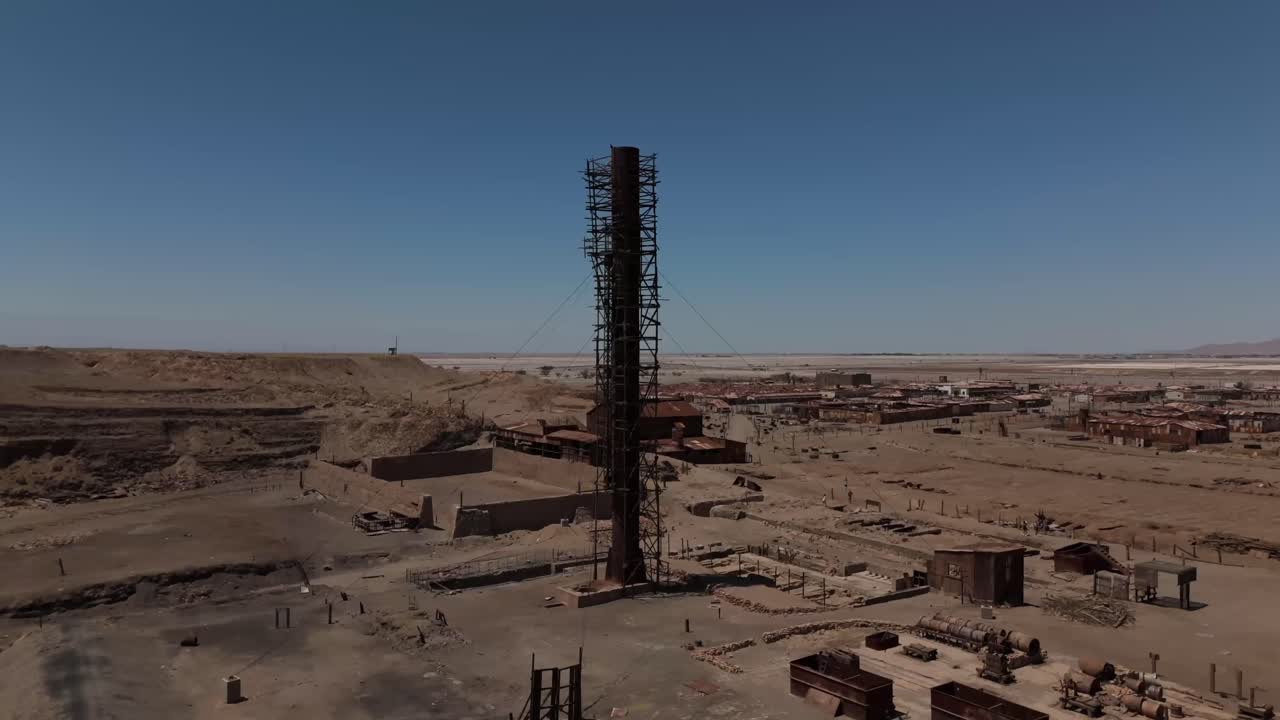 Humberstone Iquique ruins salitre Tarapaca ghost town sand tube north of chile