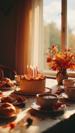 autumn birthday celebration