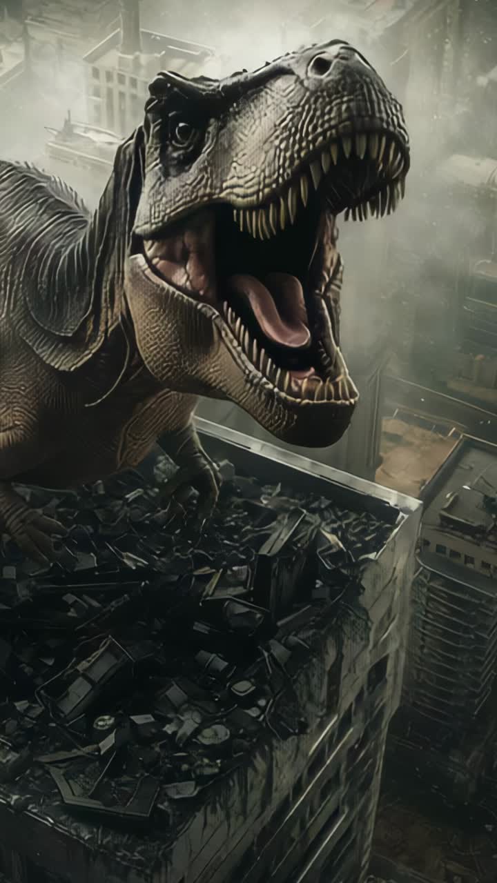 Vertical video: Smoke rising spurring T