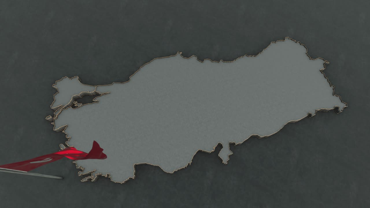 칠면조 지도 배경 4k