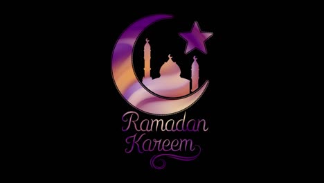 ramadan karim background. mosque and the moon, mubarak muslim eid ramadan.