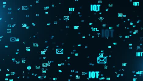 5g connecting people on the internet, 5g wifi nodes transforming loop animation.