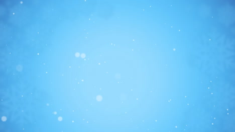 animación de las especificaciones que se mueven sobre fondo azul