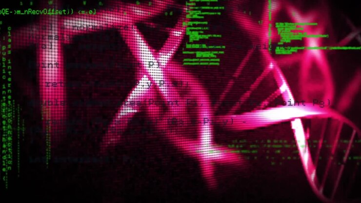 Animation of dna strands and scientific data processing