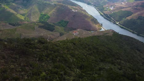 Fotos-Aéreas-Del-Valle-Del-Duero-Cerca-De-Oporto-Este-Es-Uno-De-Los-Viñedos-Más-Hermosos-Para-El-Vino-De-Oporto-En-Portugal