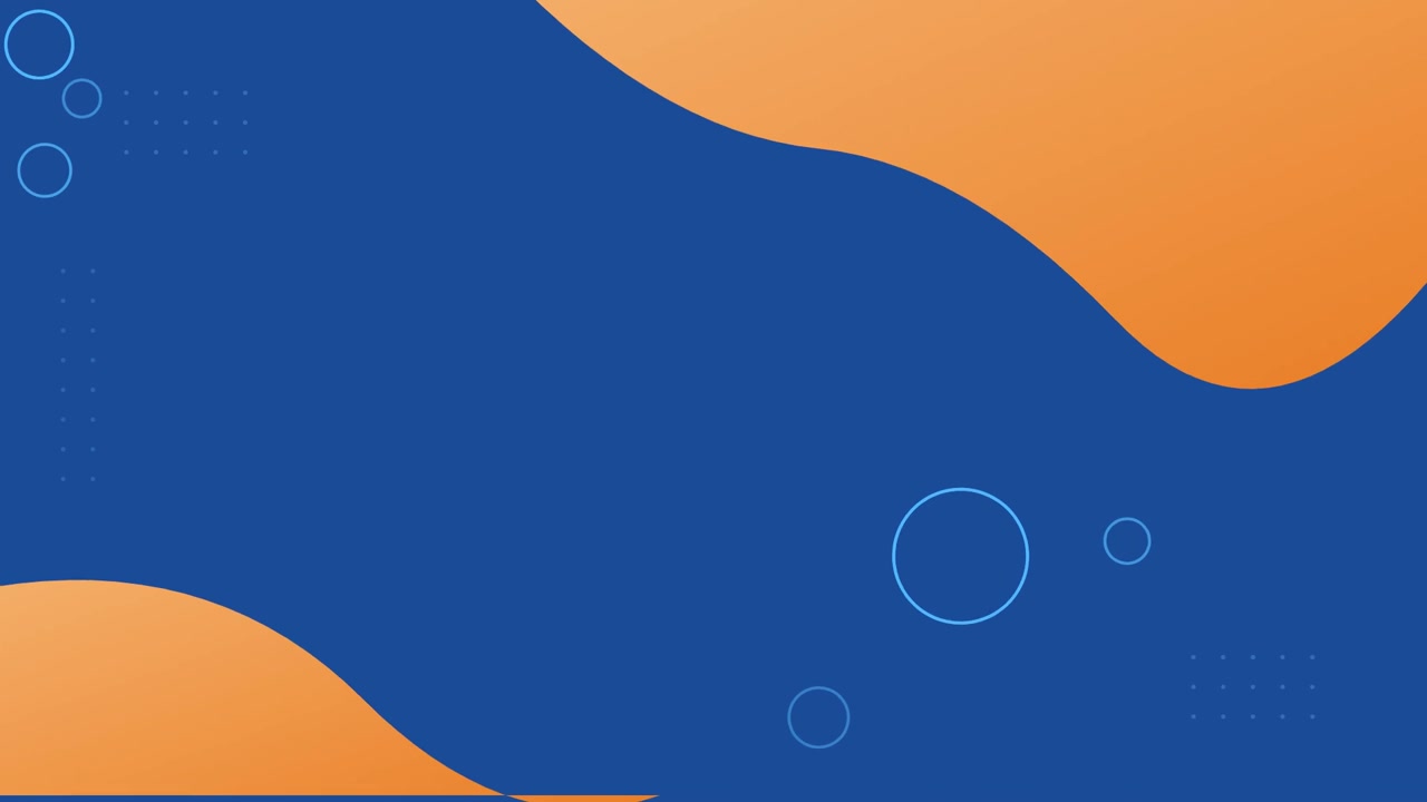 Abstract Motion Background with Blue and Orange Fluid Shapes