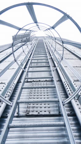 steel hude agricultural storage for farming. big storage elevator construction. vertical video