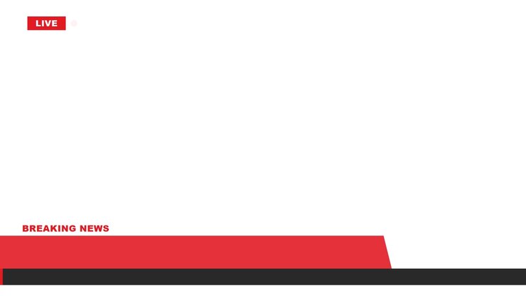 Breaking News Live Broadcast Graphic Overlay