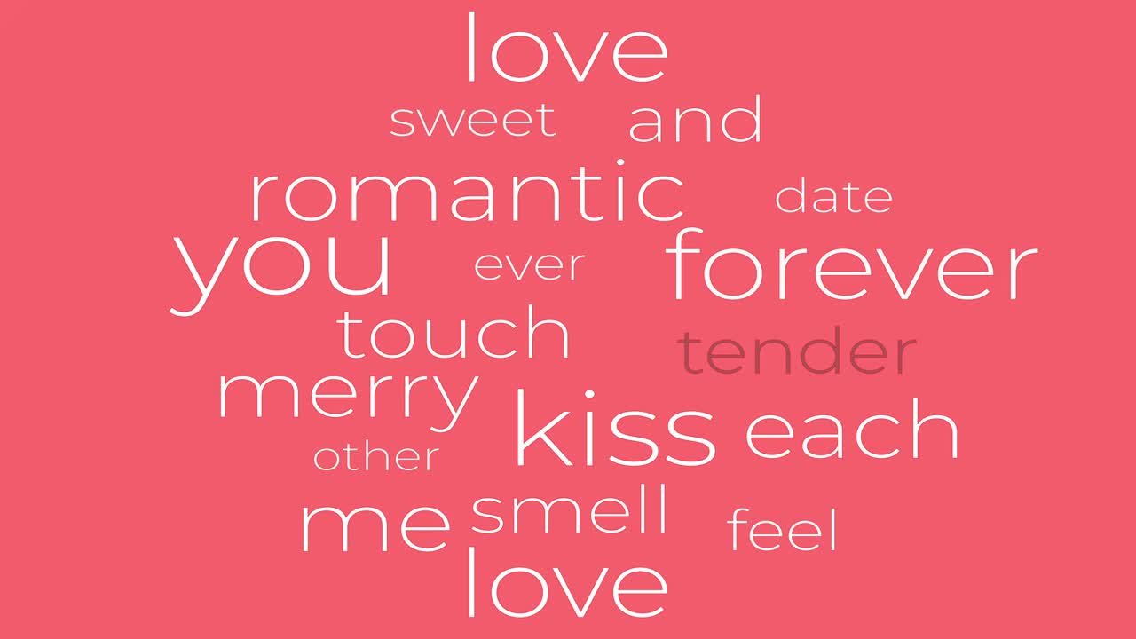 발렌타인 데이에 대한 사랑과 로맨틱 움직이는 루핑 비디오 로맨틱 인트로 또는 배경에 대한 사랑하고 달한 로맨스 비디오