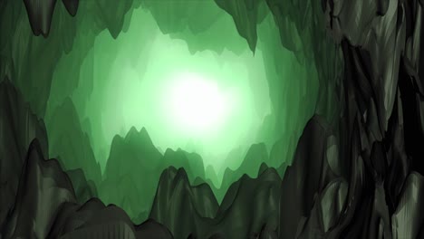 abstract cave landscape