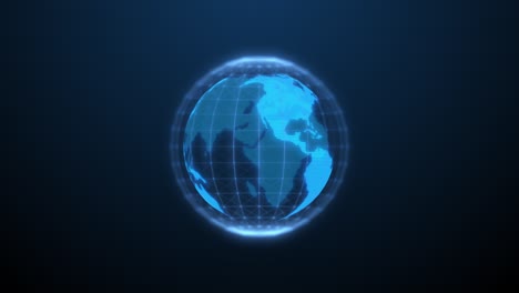 global network animation concept conveying the digital age and global connectivity computer