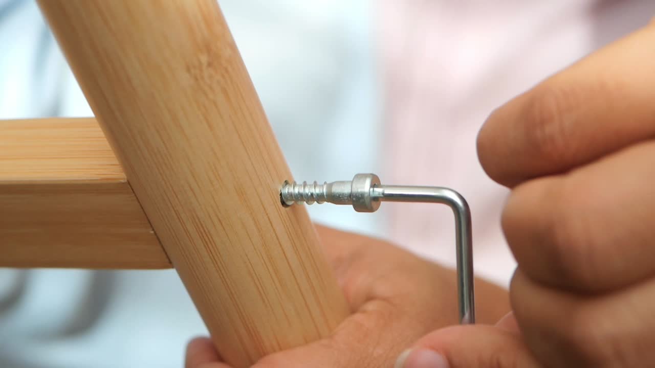 Assembling Furniture with Allen Wrench