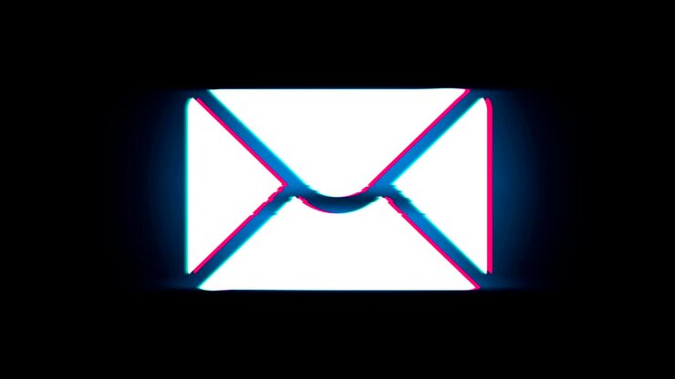 xxxxx Symbol on Glitch Retro Vintage Animation.