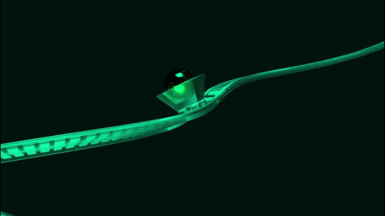 그린 롤러코스터 트랙