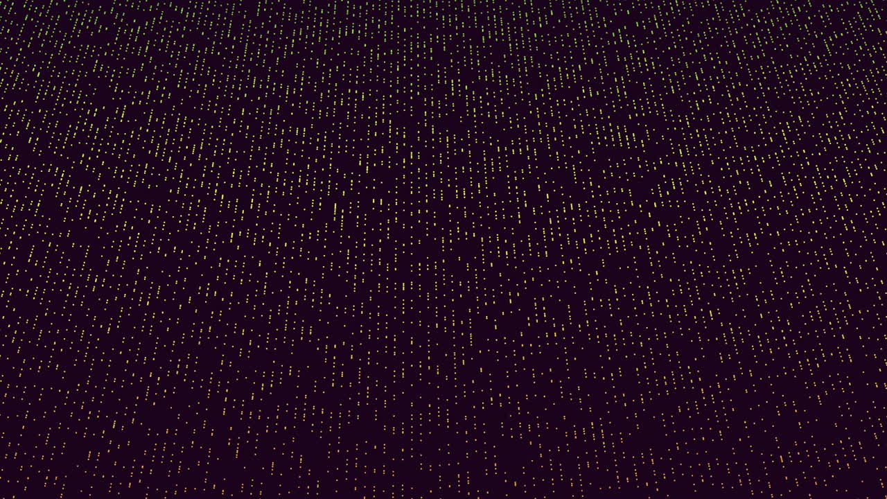 어두운 대각선 패턴과 금색 억양을 가진 동적 픽셀 배경