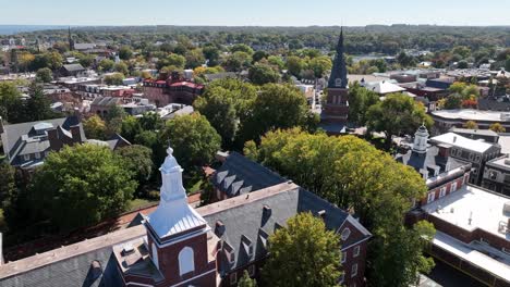 Tiro-Alto-Aéreo-De-Annapolis,-Maryland